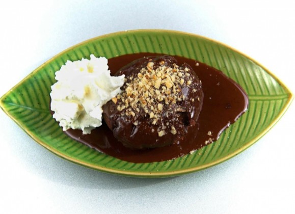 Čokoládový muffin s orieškami